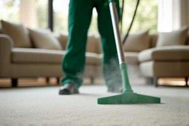Limpeza ecológica de carpetes